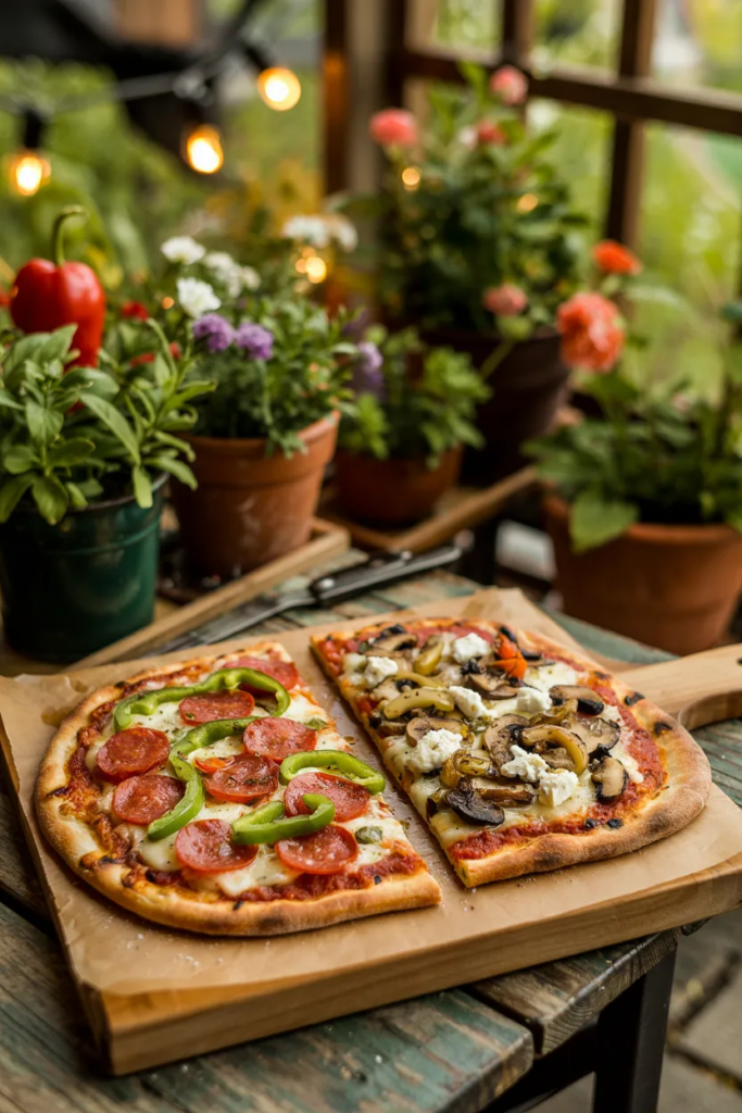 Grilled Flatbread Pizzas