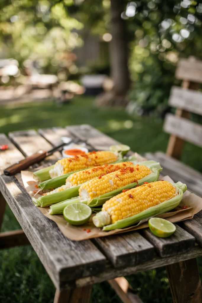 Chili Lime Corn on the Cob