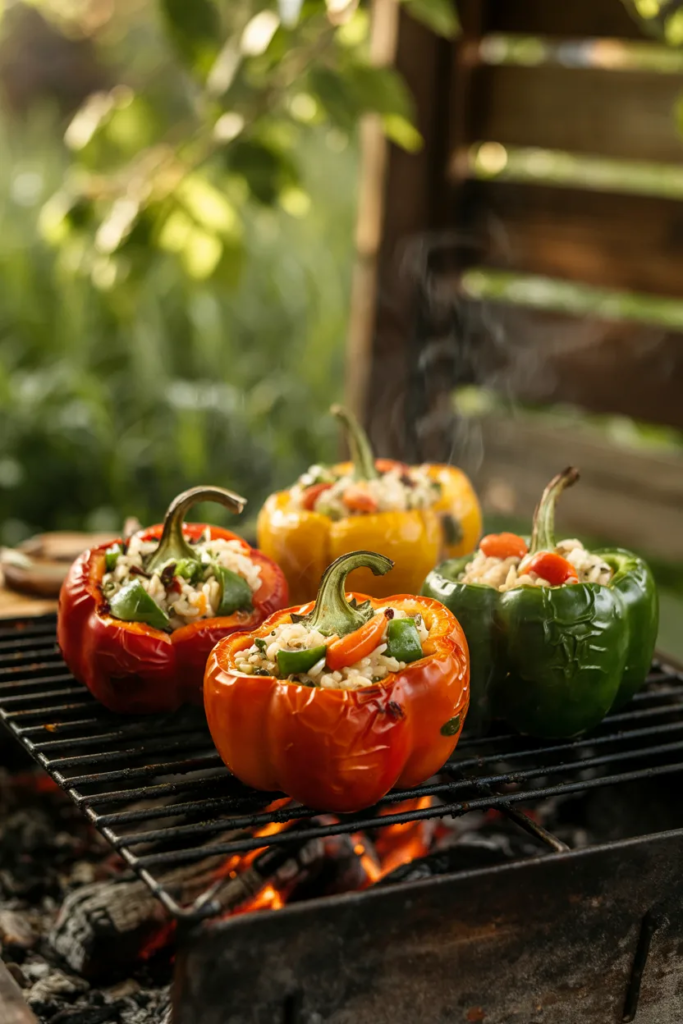 Grilled Stuffed Bell Peppers
