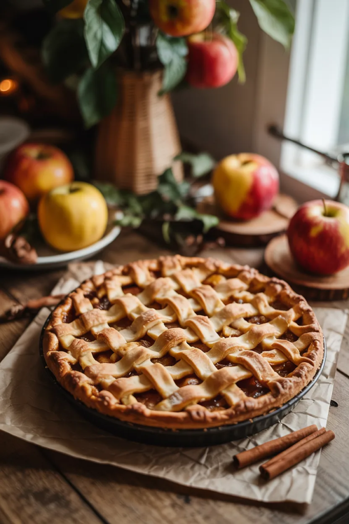 Classic Cinnamon Apple Pie - Cozy Fall Baking Recipes