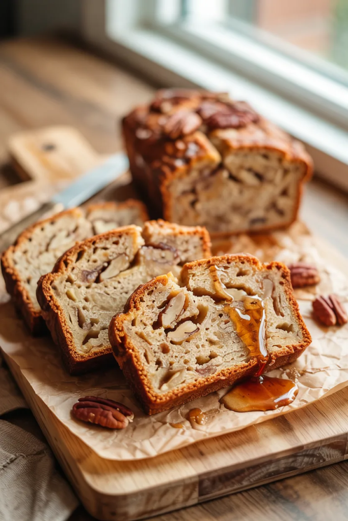 Maple Pecan Banana Bread