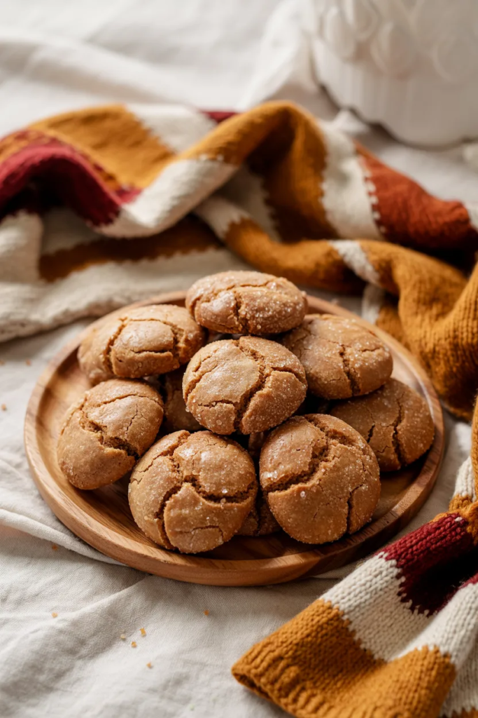 Soft Molasses Ginger Cookies