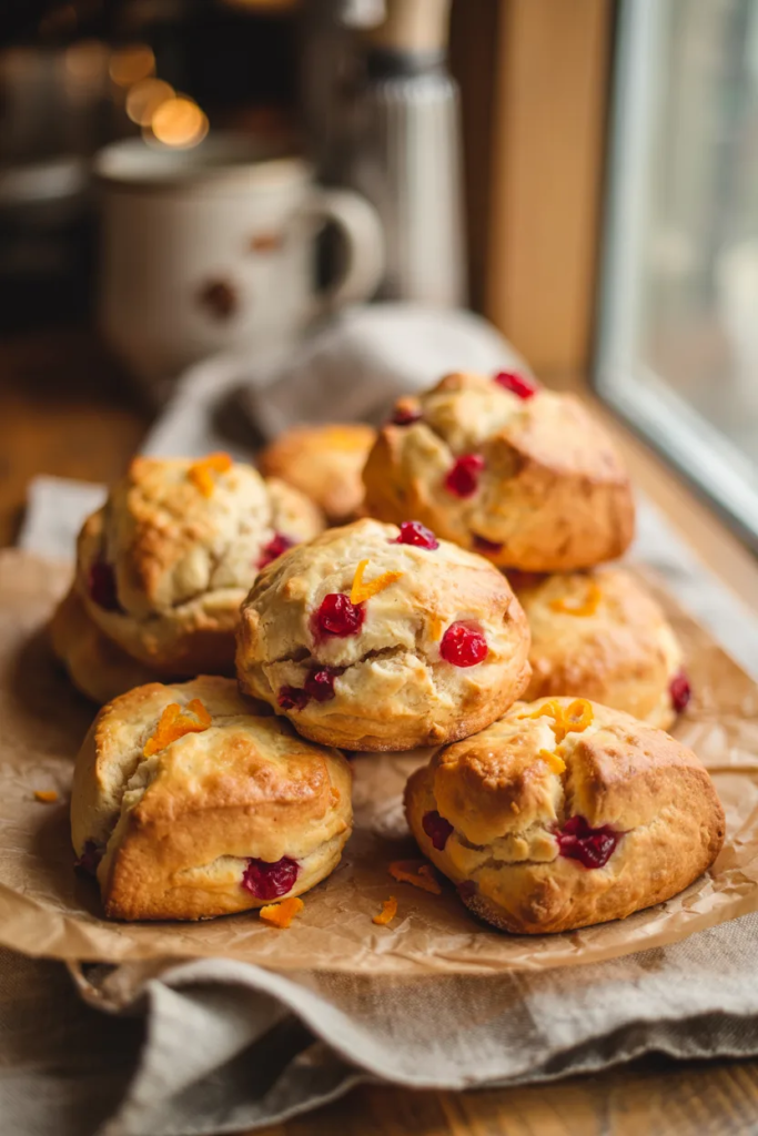 Cranberry Orange Scones