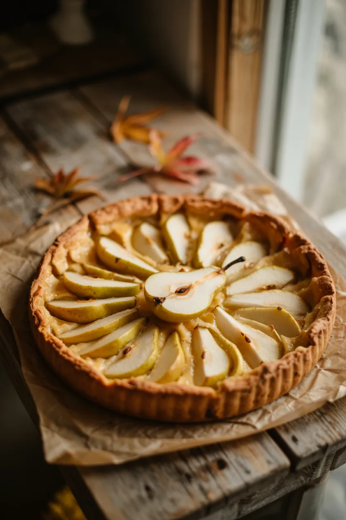 Brown Butter Pear Tart