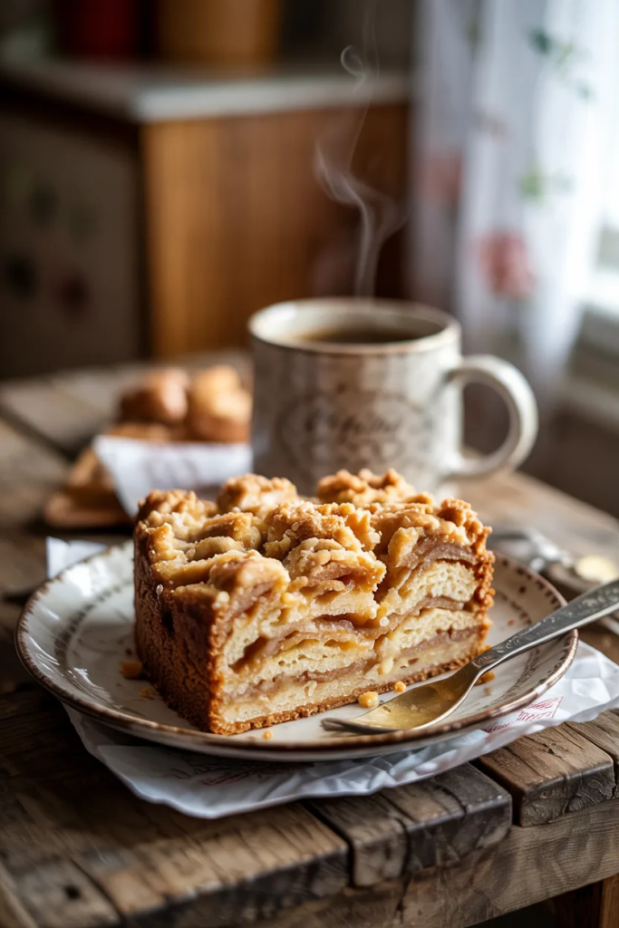 Rustic Cinnamon Sugar Coffee Cake