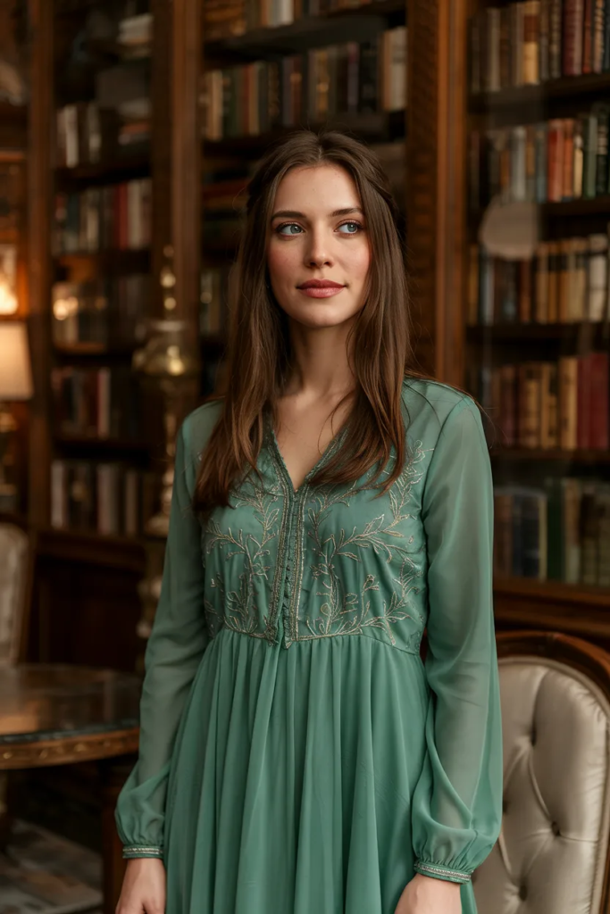 Straight and Center-Parted