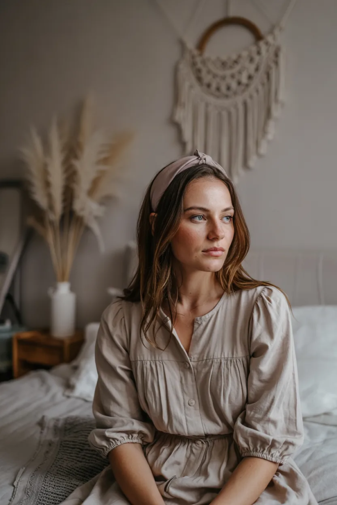 Simple Headband Tuck - Effortless Everyday Hairstyles