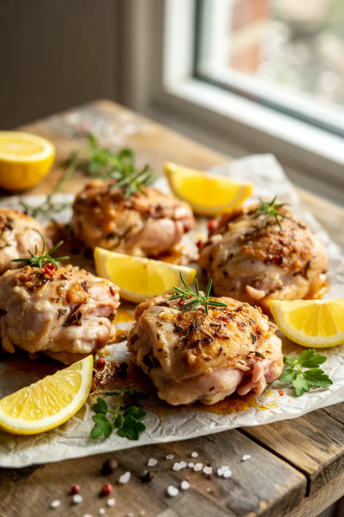 Lemon Herb Chicken Thighs