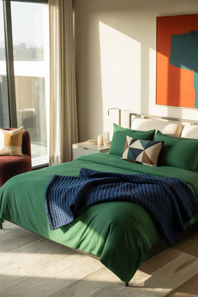 Bold Bedding Colors