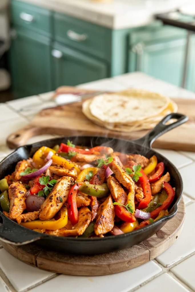 Air Fryer Chicken Fajitas