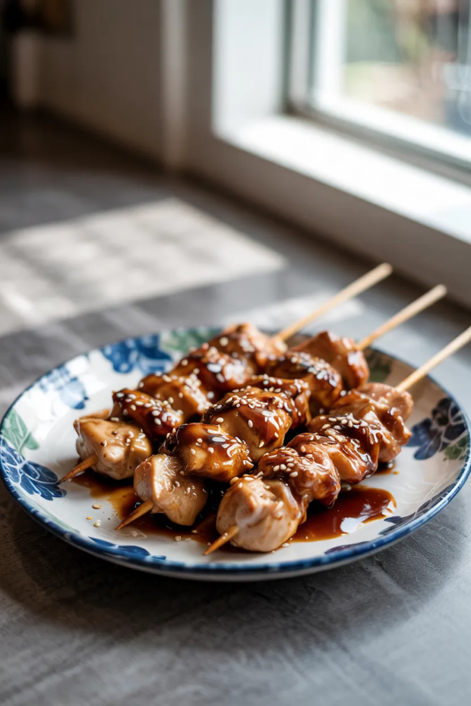 Teriyaki Chicken Skewers