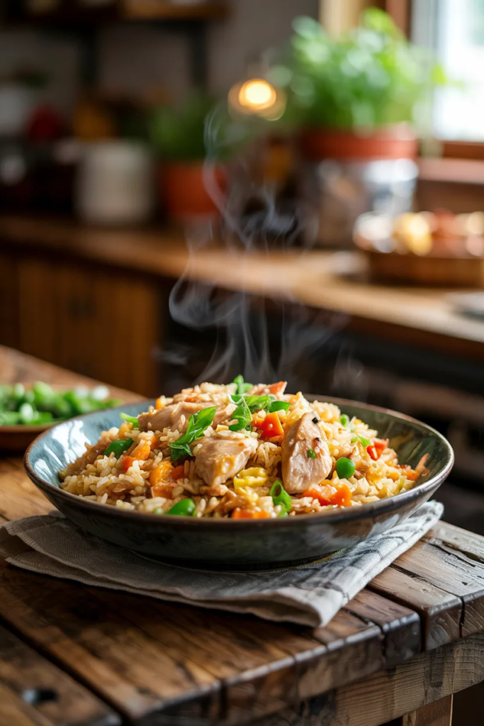 Air Fryer Chicken Fried Rice