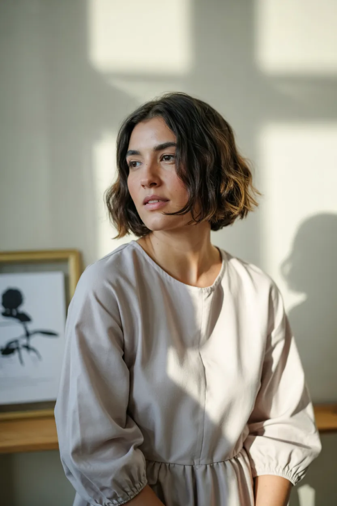 Classic Textured Bob - Chic Low-Maintenance Haircuts