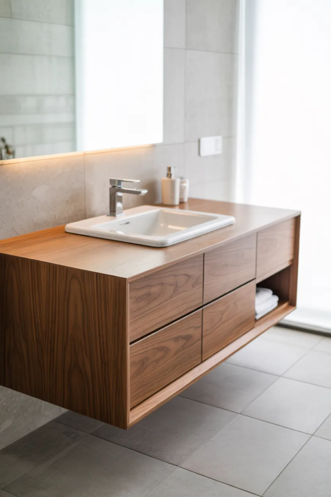 Floating Vanities - Bathroom Remodel Ideas