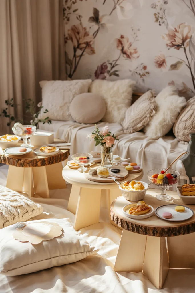 Picnic Blanket Lounge - Baby Shower Ideas