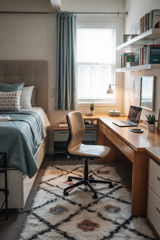 Defined Zones for Living - Dorm Room Ideas