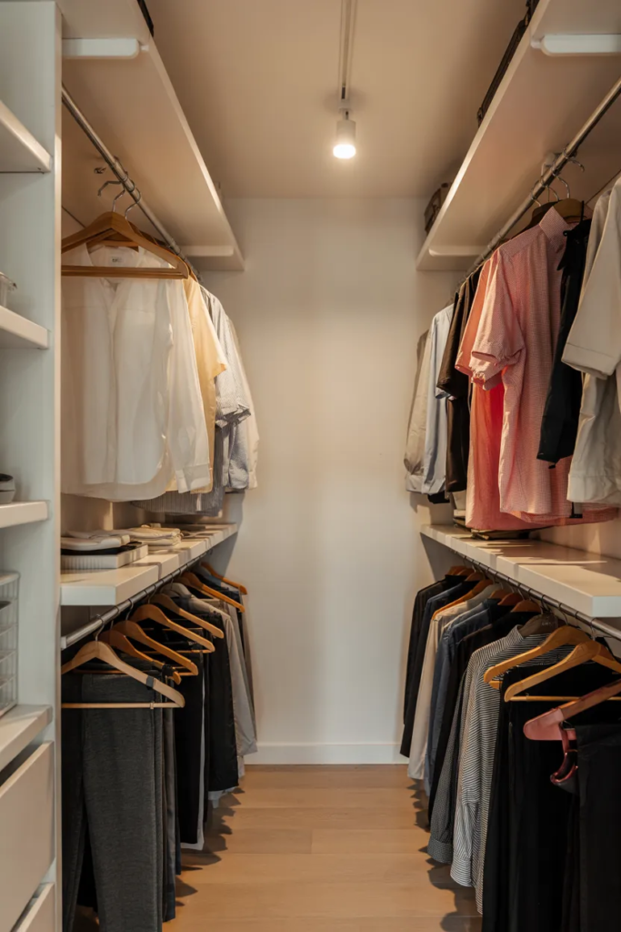 Double Hanging Rods - Closet Organization Ideas 