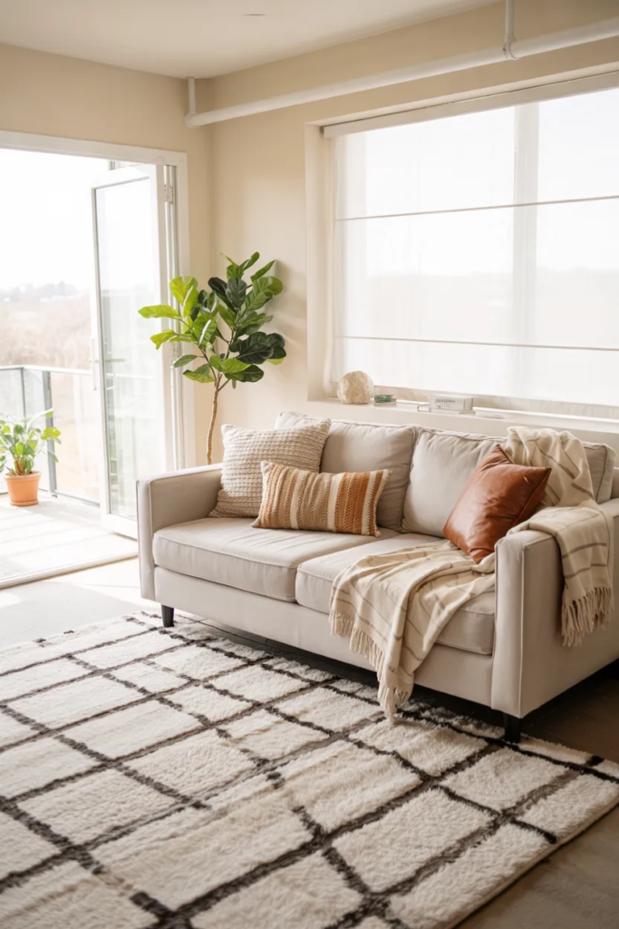 Use Area Rugs to Define Spaces