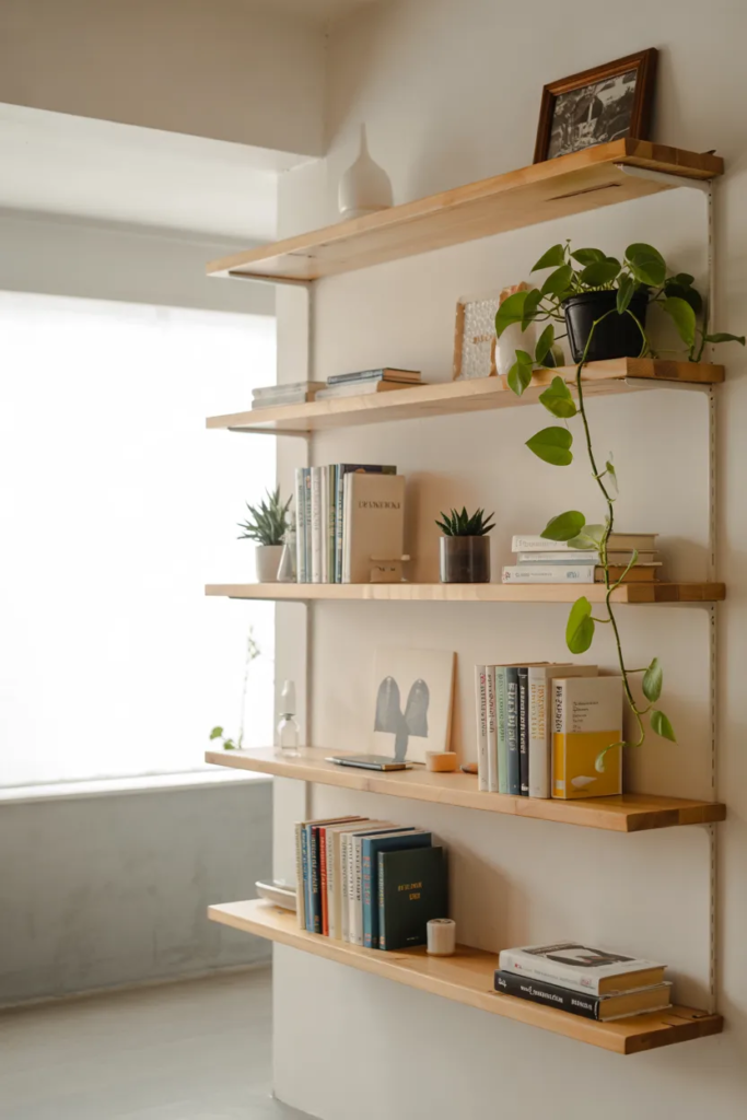 Install Floating Shelves