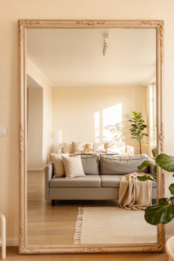 Use Mirrors to Open Up the Room