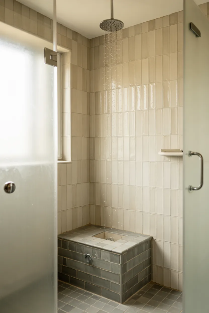 Built-In Shower Bench