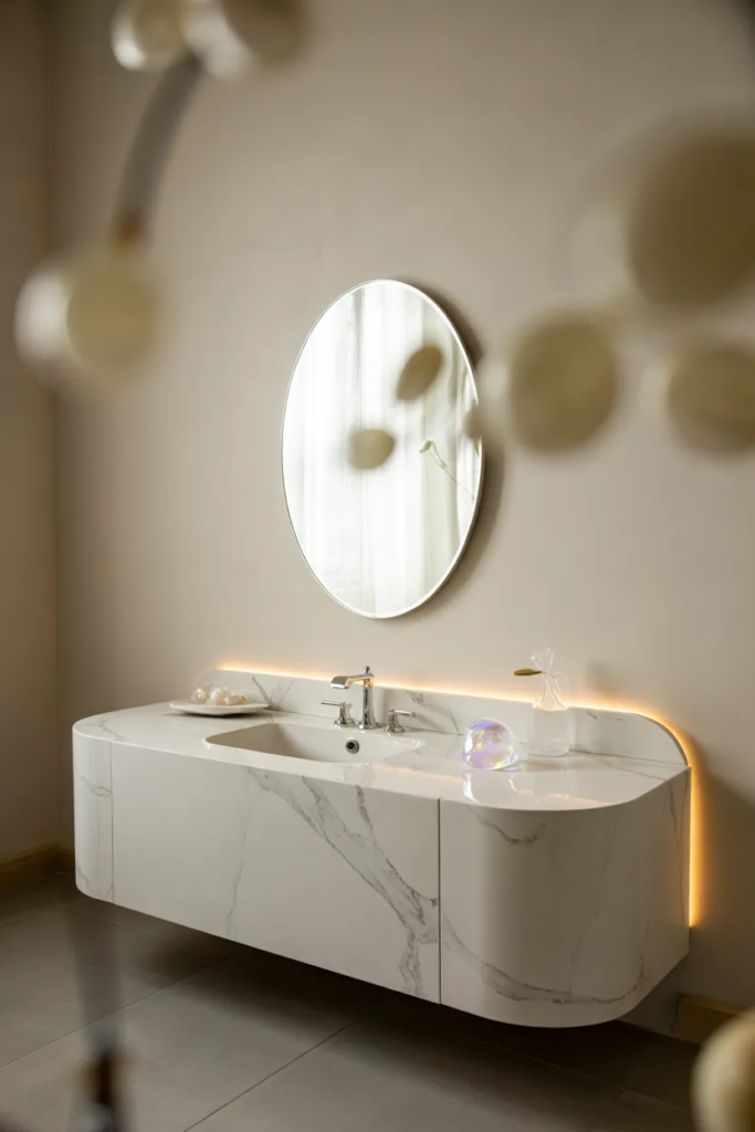 Floating Vanity Setup