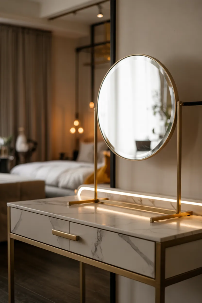 LED Strip Lighting Under the Table