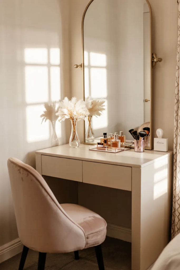 Glam Corner with Full-Length Mirror