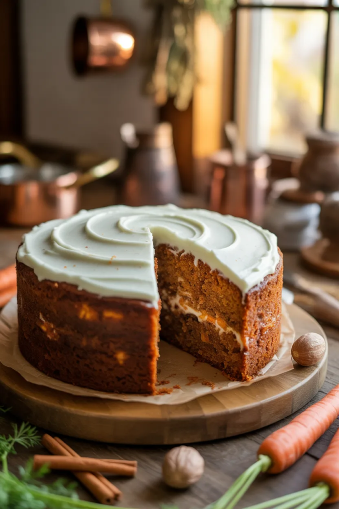 Simple Carrot Spice Cake