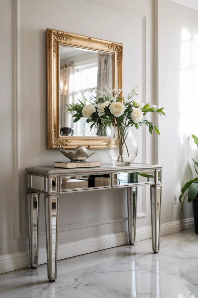 Mirrored Console Table