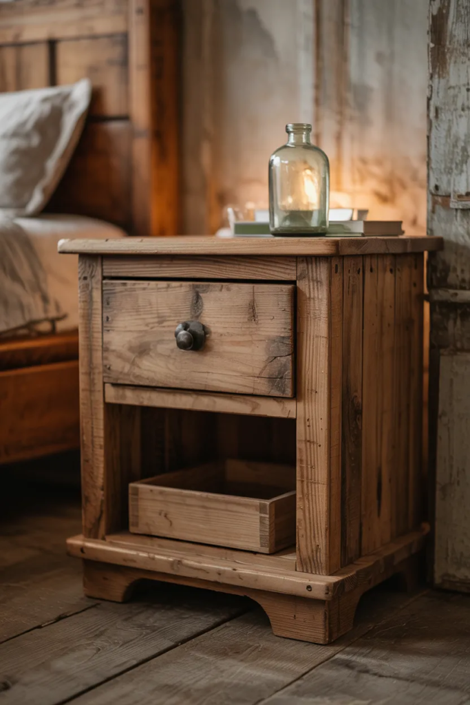 Rustic Farmhouse Nightstand