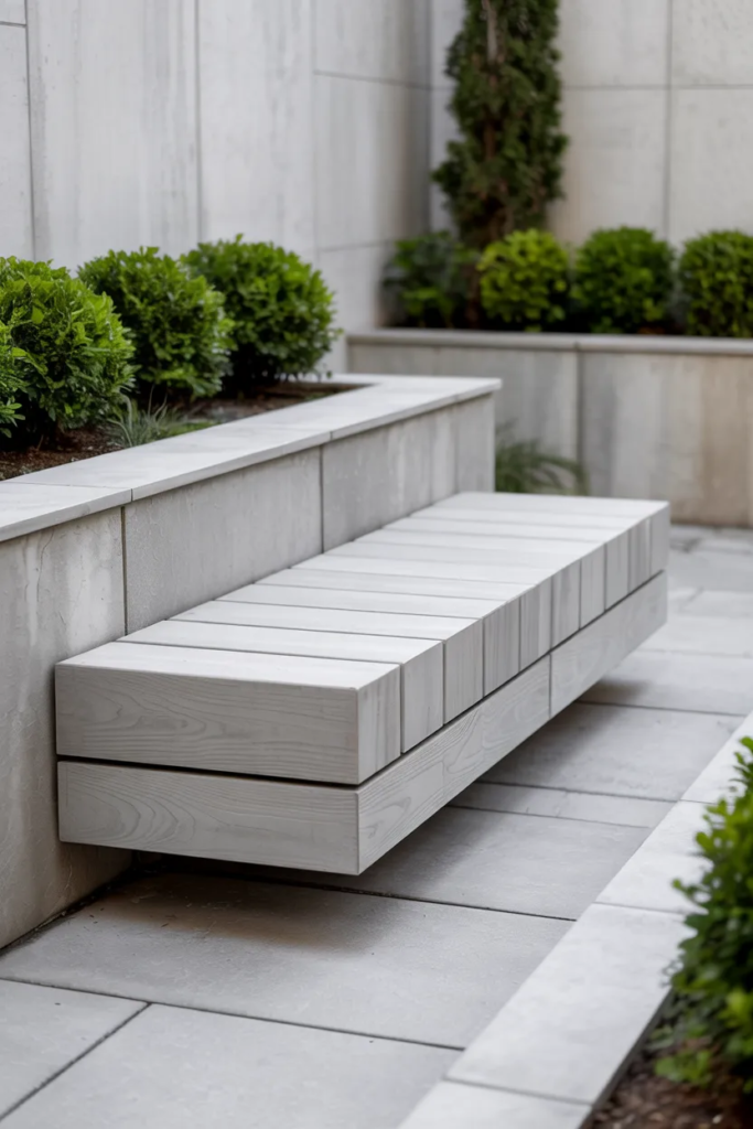 Minimalist Floating Bench