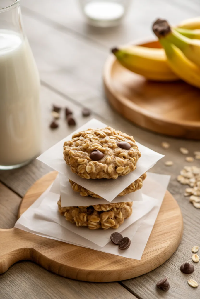 Banana Oat Breakfast Cookies