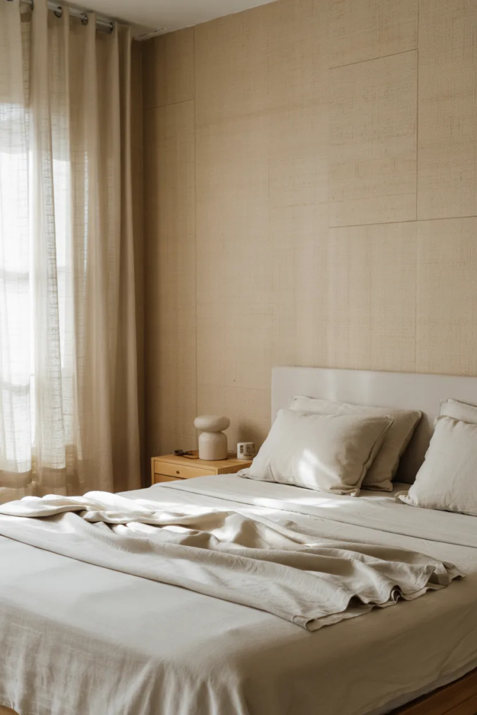 Textured Grasscloth Wallpaper