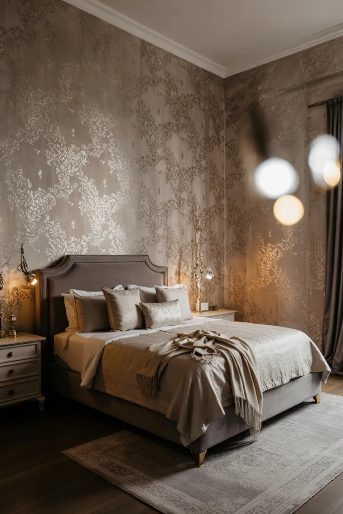 Metallic Accent Wallpaper