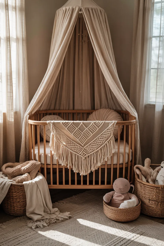 Boho Chic Nursery Style