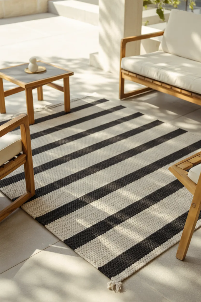 Monochrome Outdoor Rugs