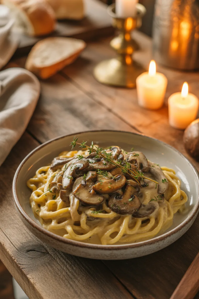 Creamy Mushroom Pasta
