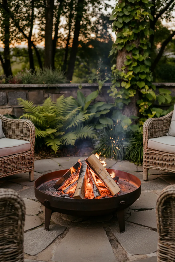 Fire Pit Seating Area