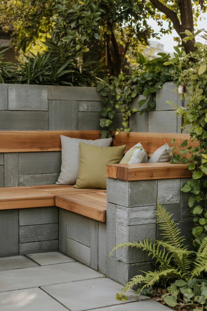 Built-In Garden Seating