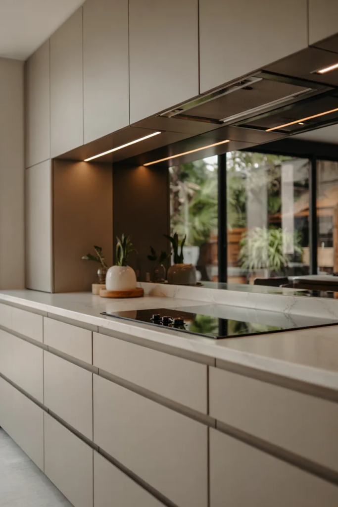 Hidden Lighting Features - Modern Kitchen Ideas