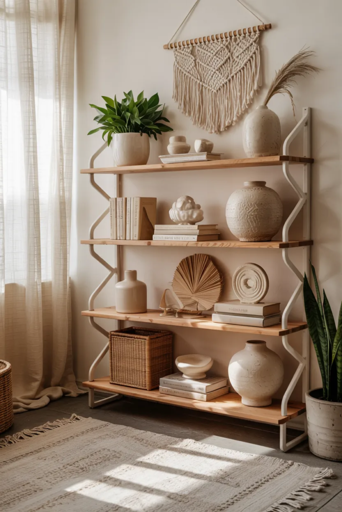 Open Shelving with Decor