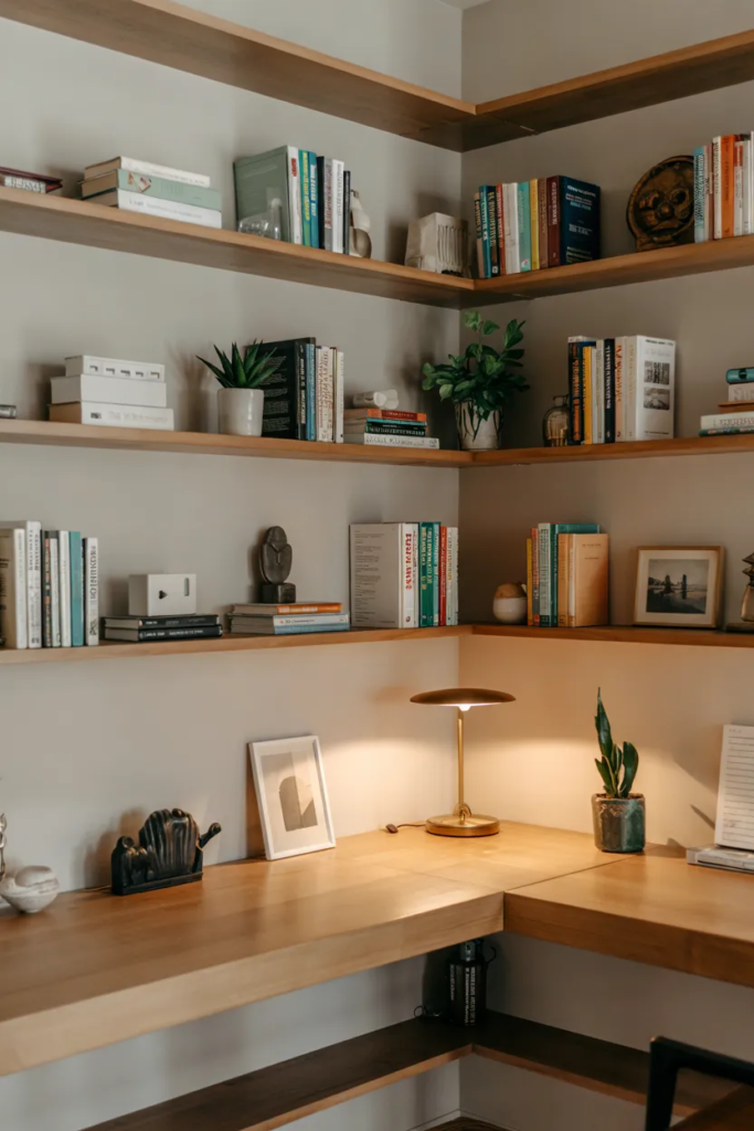 Built-In Office Bookshelves
