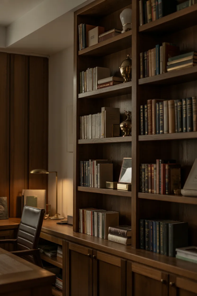 Dark and Moody Shelves