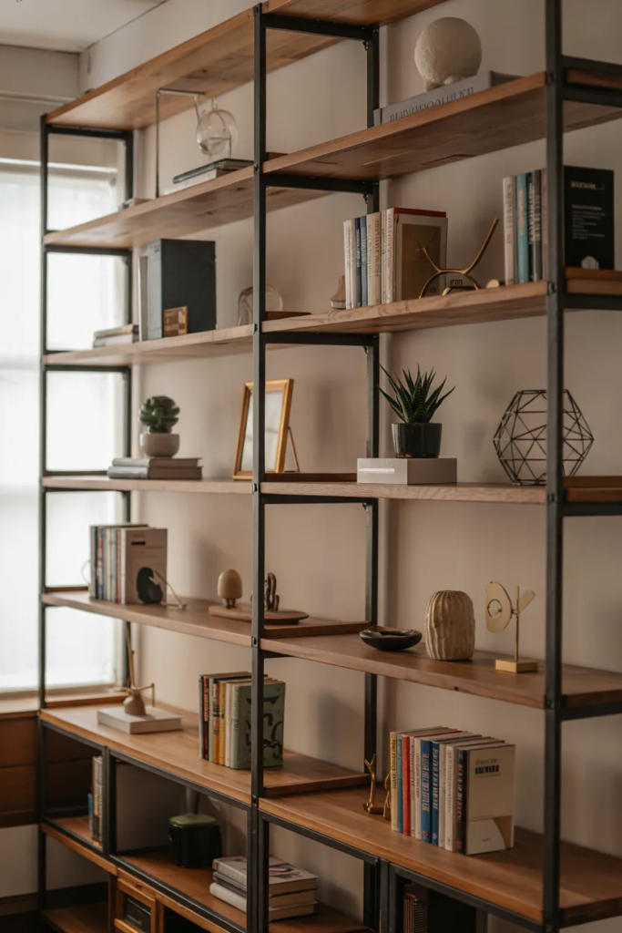 Mixed Materials Bookshelf