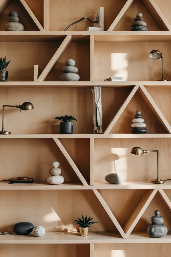 Geometric Shelf Design