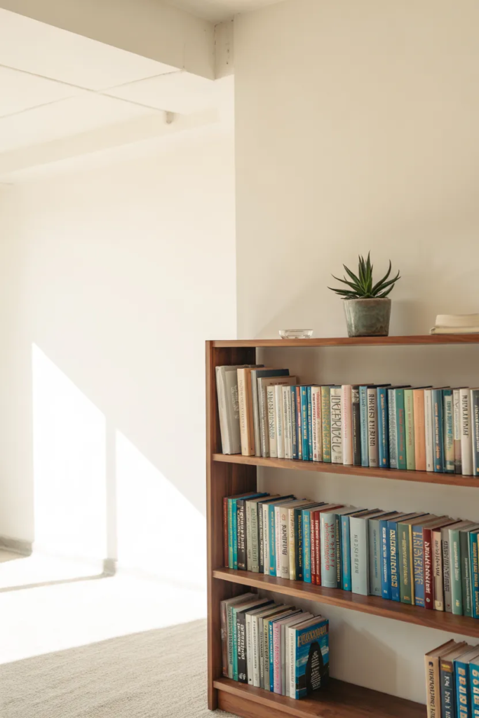 Vertical Slim Bookshelf