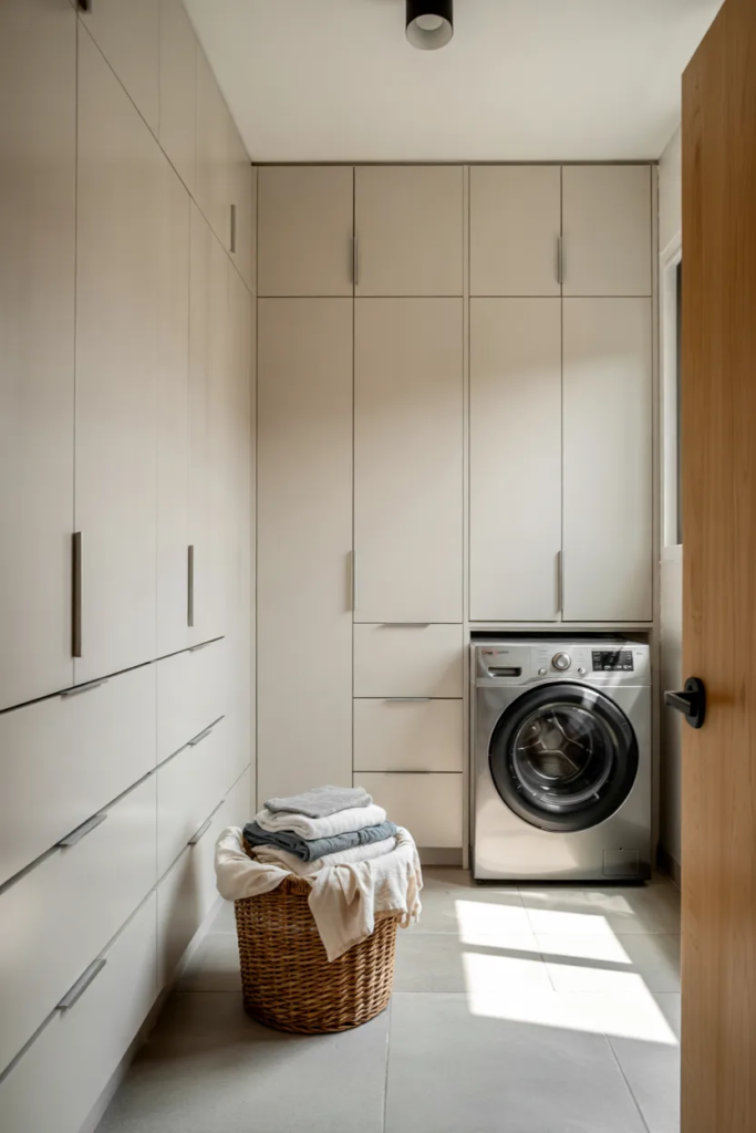 Built-In Cabinets for Storage