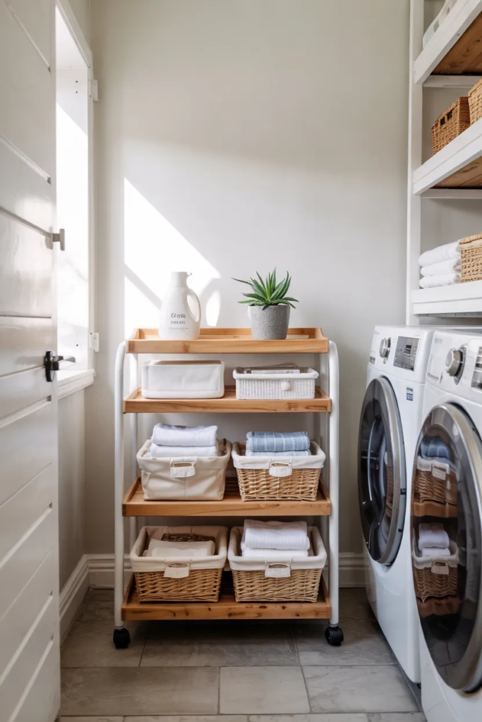 Slim Rolling Storage Cart