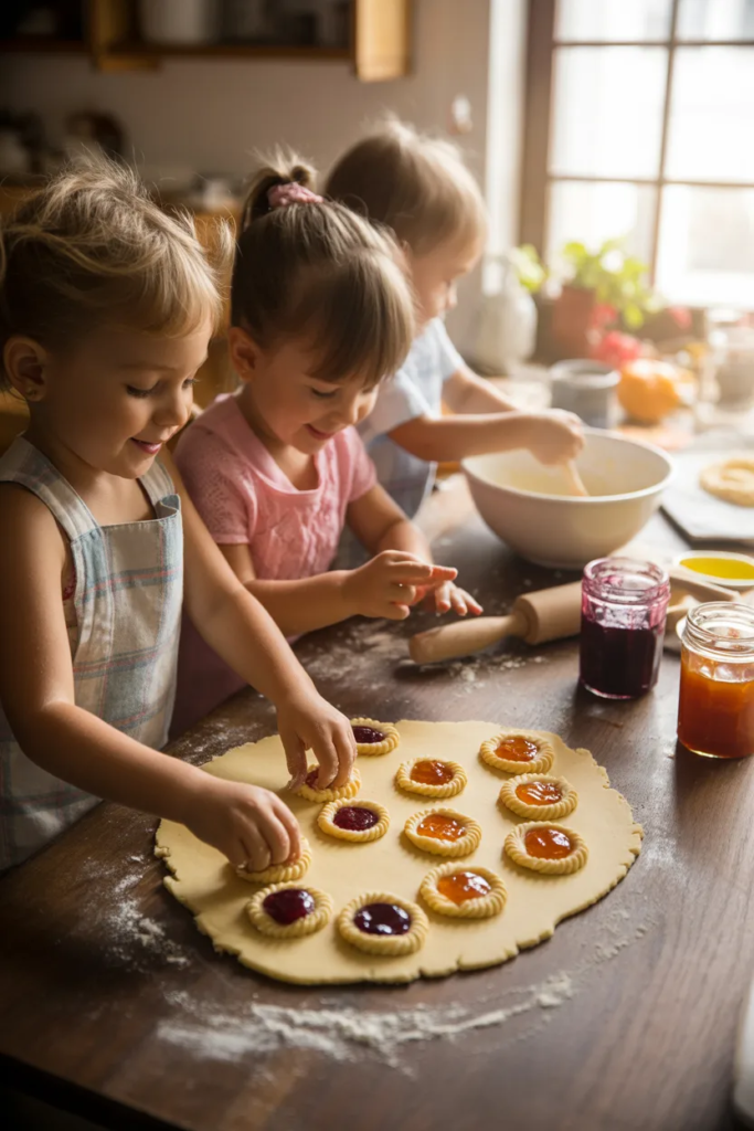 Jam Thumbprint Cookies - Easy Cookie Recipes for Kids